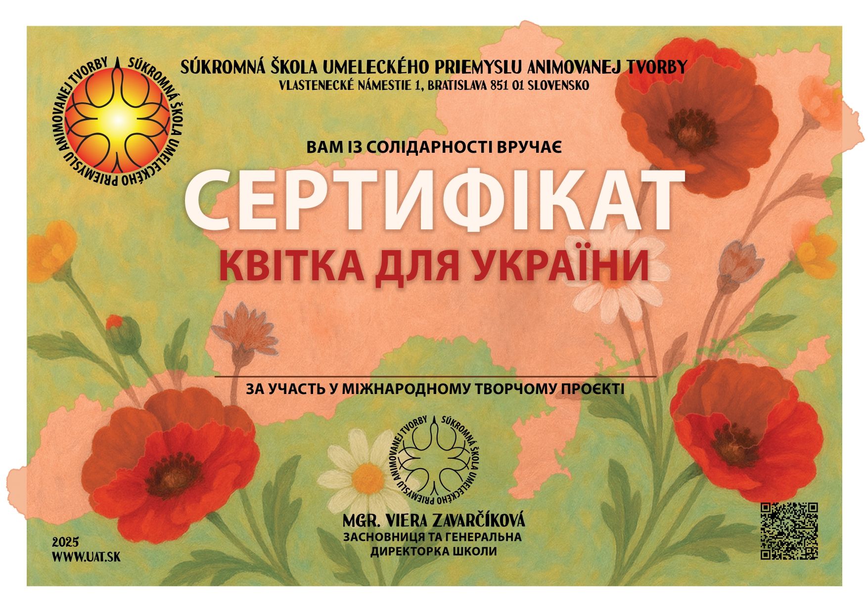 Kvet - symbol lásky od žiakov